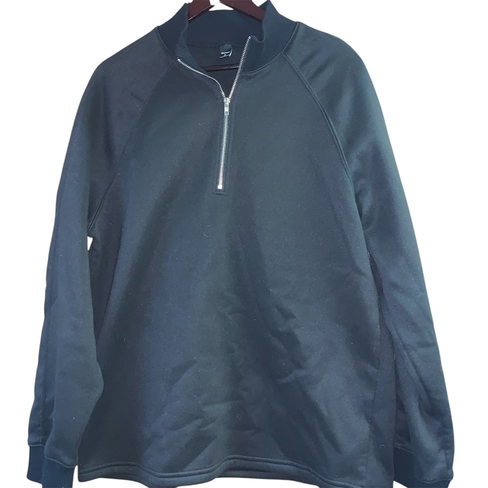 Manfinity Men's Black Zip-Up Sweatshirt